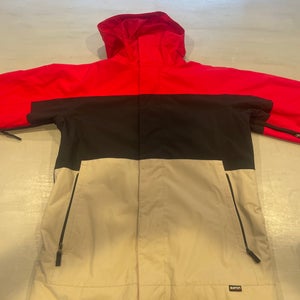 Burton Dry Ride Snowboard Jacket Red Men's Adult Medium (Used)