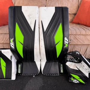 Brian's Iconik Set | 31+1.5 (Fits Like 32) | Black, Neon Green Weave, White