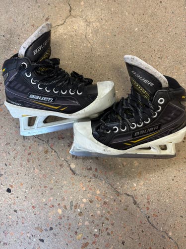 Junior Bauer Supreme One.7 Hockey Goalie Skates Regular Width Size 3 (Used)