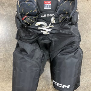 Black Senior Large CCM Tacks AS 580 Hockey Pants (Used)