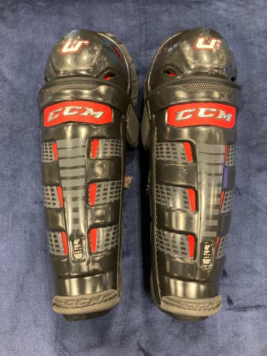 Senior CCM U+ Shin Pads 16" (Used)