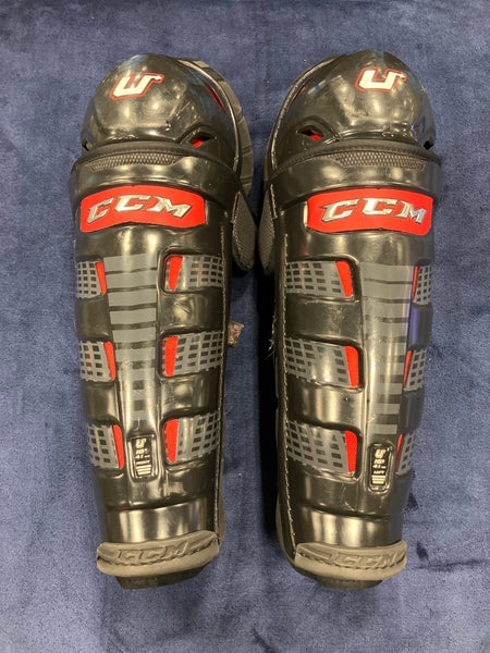 Senior CCM U+ Shin Pads 16" (Used)