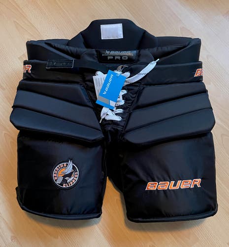 2023 Senior Large Bauer Pro Hockey Goalie Pants Pro Stock Nanaimo Clippers (New)