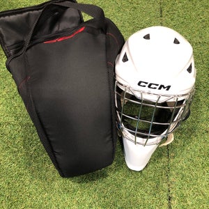 Senior CCM Axis F9 Goalie Mask (Used)