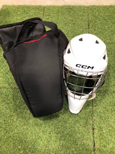 Senior CCM Axis F9 Goalie Mask (Used)