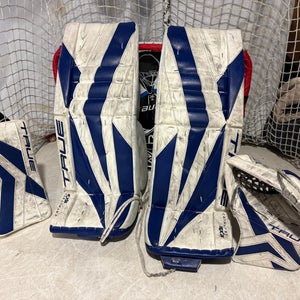 33" 2023 True Catalyst 9X3 Goalie Leg Pads + Glove + Blocker (Used)