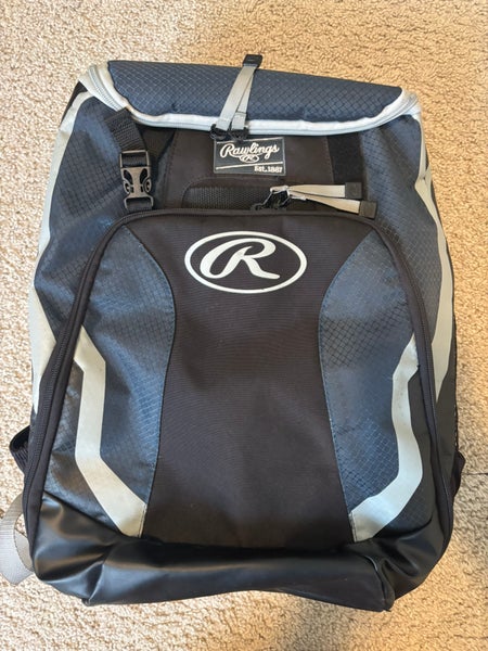 Rawlings R500 Players Backpack Navy (Used)