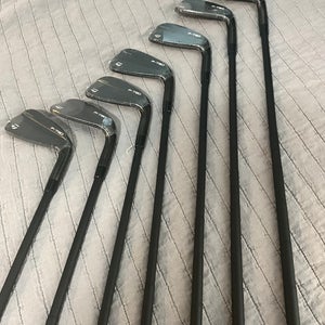 Men's 2023 TaylorMade P-790 Chrome Right Handed Iron Set Stiff Flex Steel Shaft (New)
