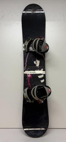 FLOW Icon Joey Ramone 148cm Twin-Tip All-Mtn Snowboard Burton Freestyle Bindings