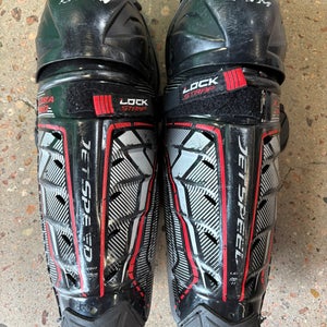 Junior CCM Jetspeed XTRA Pro Shin Pads 11" (Used)