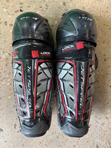Junior CCM Jetspeed XTRA Pro Shin Pads 11" (Used)