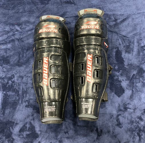 Senior Bauer 300 Shin Pads 15" (Used)