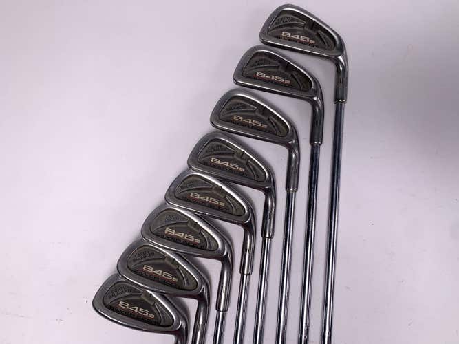 Tommy Armour 845 S Silver Scot Iron Set 3-PW Tour Step Stiff Steel Mens RH