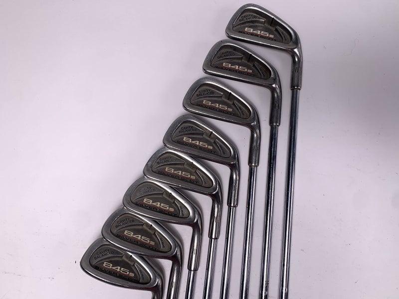 Tommy Armour 845 S Silver Scot Iron Set 3-PW Tour Step Stiff Steel Mens RH