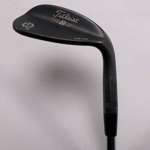 Titleist Vokey SM5 Raw Black Lob Wedge LW 58* 11 Bounce K-Grind Wedge Mens RH