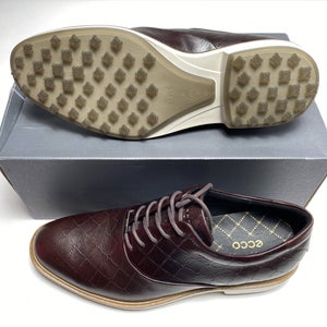Ecco Golf Classic Hybrid Golf Shoes Brown Men's SZ 10-10.5 (110214 01178)