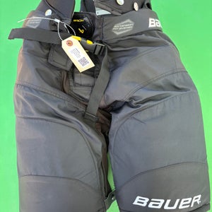 Black Intermediate Medium Bauer Supreme Mach Hockey Pants