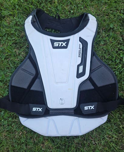 White Medium Adult STX Shield 600 Chest Protector