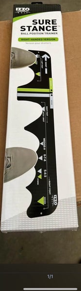 (New) Izzo Golf Sure Stance Golf Swing Training Aid -Ball Position Trainer