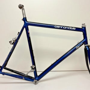 Vintage Cannondale 63cm C-T 3.0 Road Race Aluminum Frame/Fork Shimano BB Brakes+