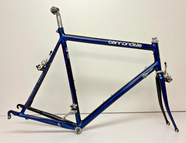 Vintage Cannondale 63cm C-T 3.0 Road Race Aluminum Frame/Fork Shimano BB Brakes+