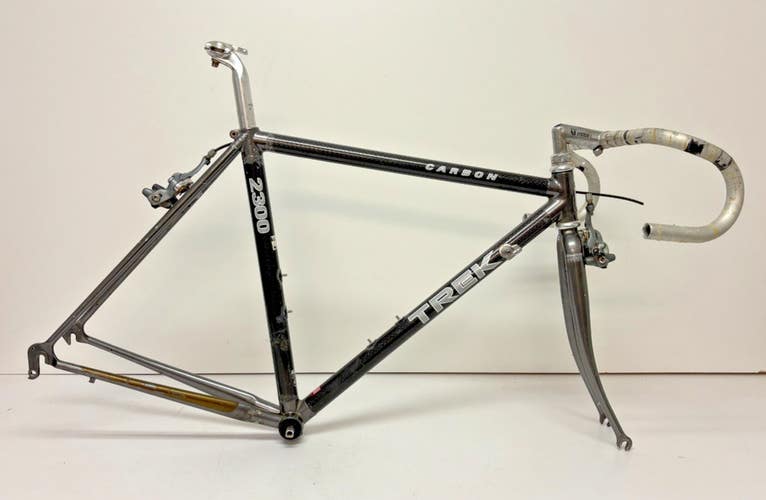 Vintage 1992 Trek 2300 50cm Carbon/Aluminum Road Frame/Fork Shimano 600 Brakes++