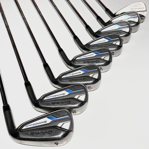 Taylormade Speedblade HL Iron Set 4-9, PW, AW Right Hand Uniflex Steel Shafts