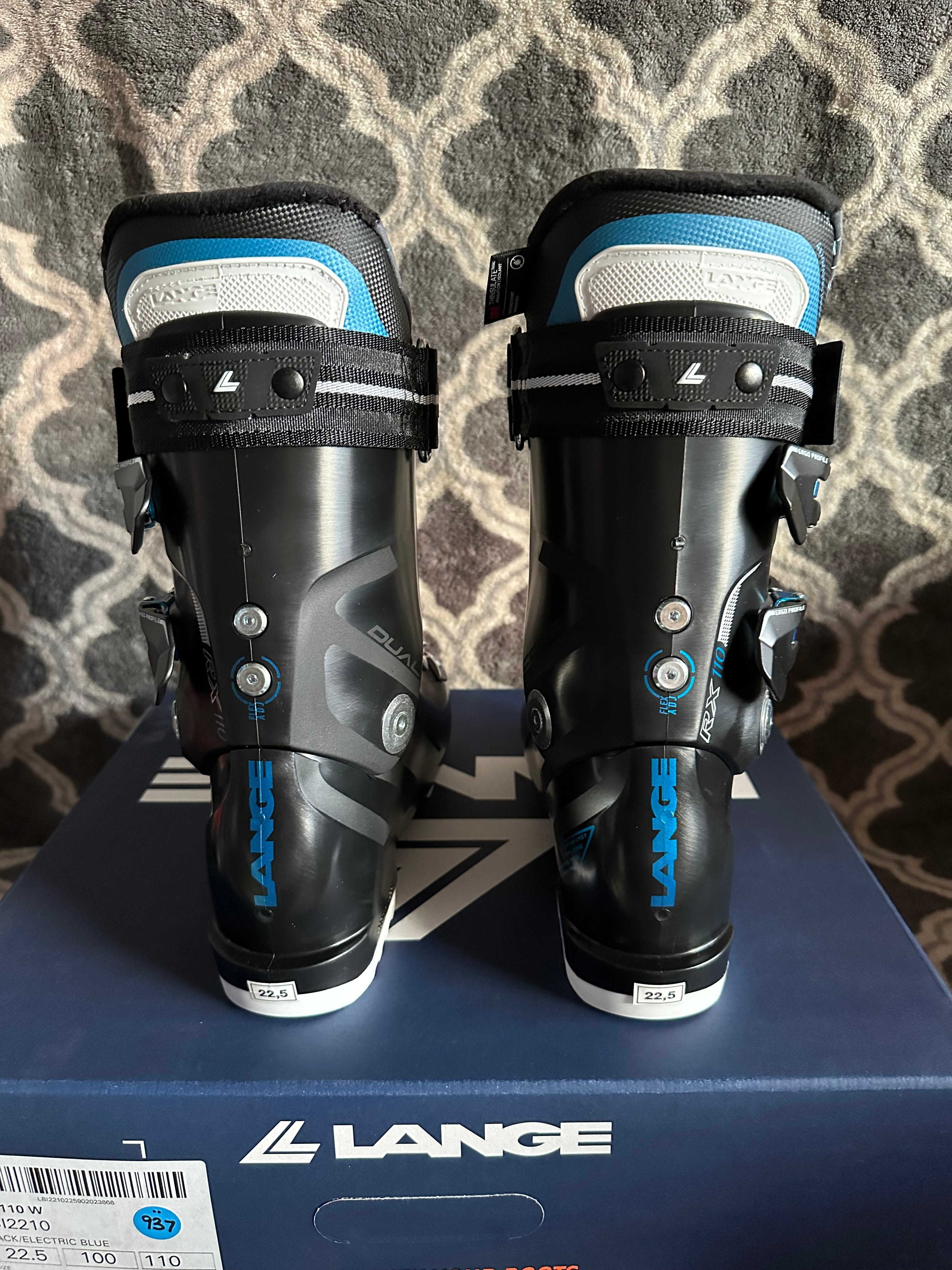 New Lange RS 110 SC Ski Boots Size 22.5 (SY629) | SidelineSwap