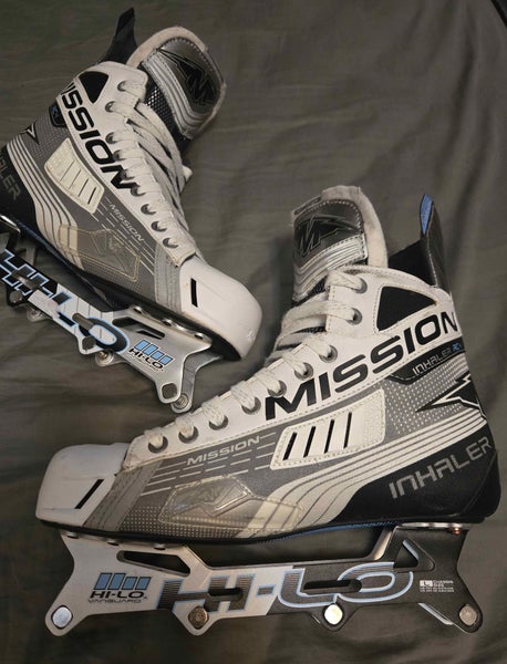 Mission Inhaler AC4 Size 10.5D (US Men's 12) Roller Hockey Skates