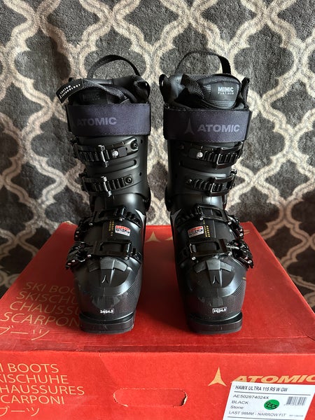 2025 Atomic Hawx Ultra 115 RS GW Ski Boots NEW! Size 24.5