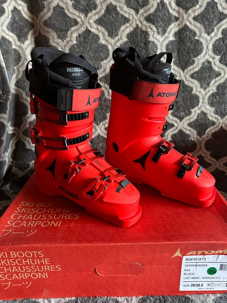 2025 Atomic Redster CS 110 Ski Boots NEW! Size 26.5