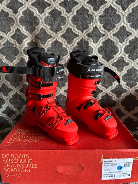 2025 Atomic Redster CS 130 Ski Boots NEW! Size 26.5