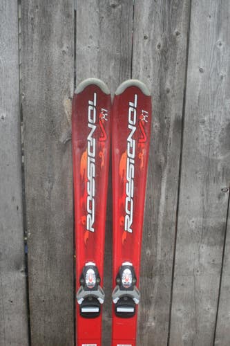 Kid's All Mountain 120 cm Rossignol Skis With Dynastar Adjustable Bindings