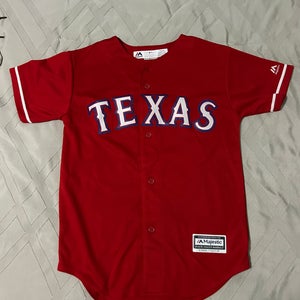Red Medium Kids Unisex Majestic Jersey (Used)
