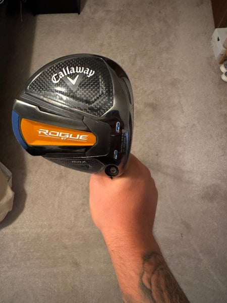 Men's Callaway Rogue ST Max Right Handed Driver Stiff Flex 9 Loft (Used)
