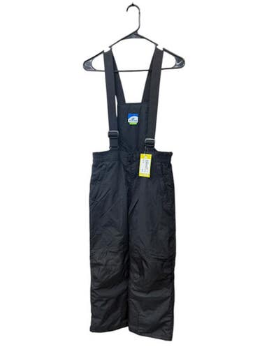 Used Salomon Snow Bibs Y Black Junior 11835-S000198613