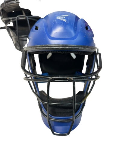 Used Easton ELITE X Catchers Helmet w/Mask Royal Blue SM 11835-S000198635
