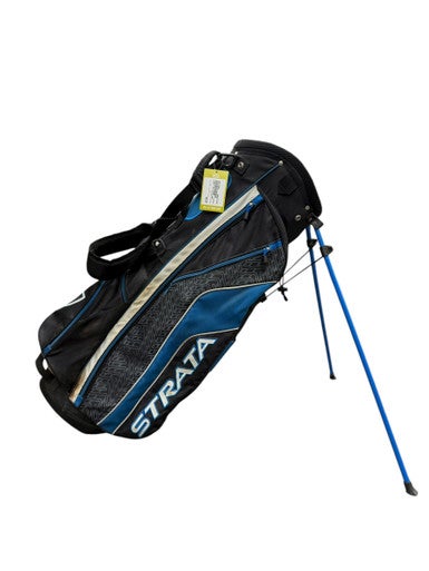 Used Strata GOLF STAND BAG Mens Stand Bag Black And Royal Blue 11835-S000198691