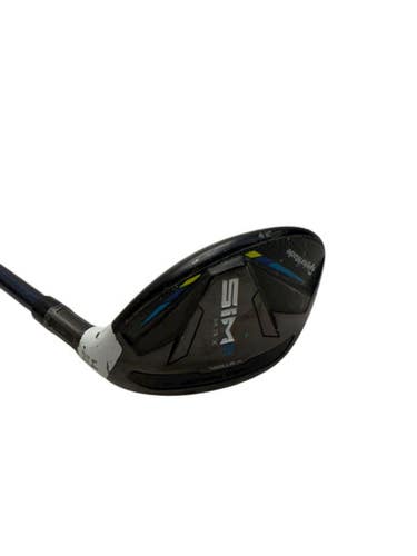 Used Taylormade SIM 2 MAX Mens Hybrid Club RH 4 Hybrid 11835-S000198689