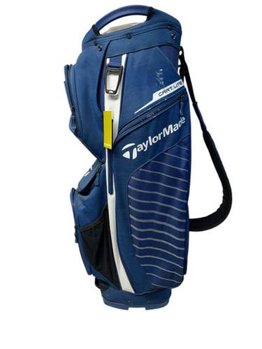Used Taylormade CART LITE Mens Cart Bag Navy Blue 11835-S000198732