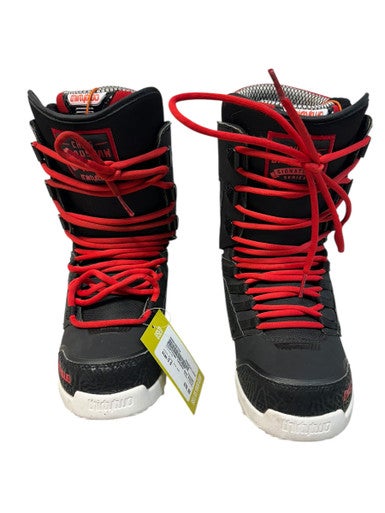 Used ThirtyTwo LASHED Womens Snowboard Boots Black And Red Senior 8 11835-S000198754