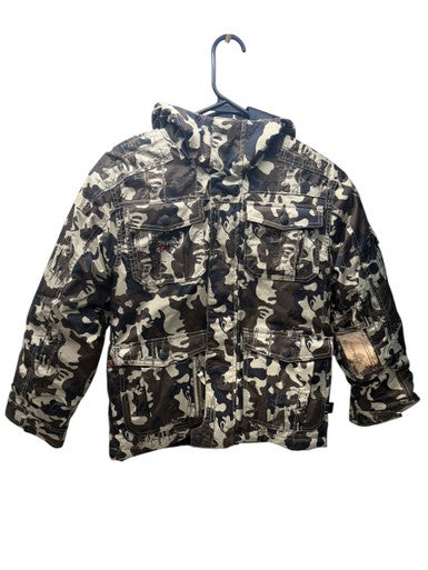 Used Quiksilver Outerwear Heavy Jacket Y Camouflage SM 11835-S000198481