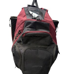 Used Demarini VOODOO BB/SB Player Backpack Black And Wine Red 11835-S000198800