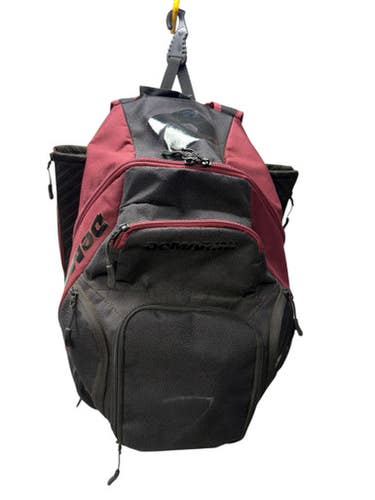 Used Demarini VOODOO BB/SB Player Backpack Black And Wine Red 11835-S000198800