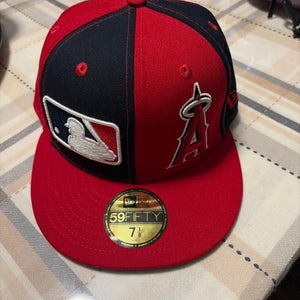 Angels Adult Unisex 7 1/8 New Era Hat (New)