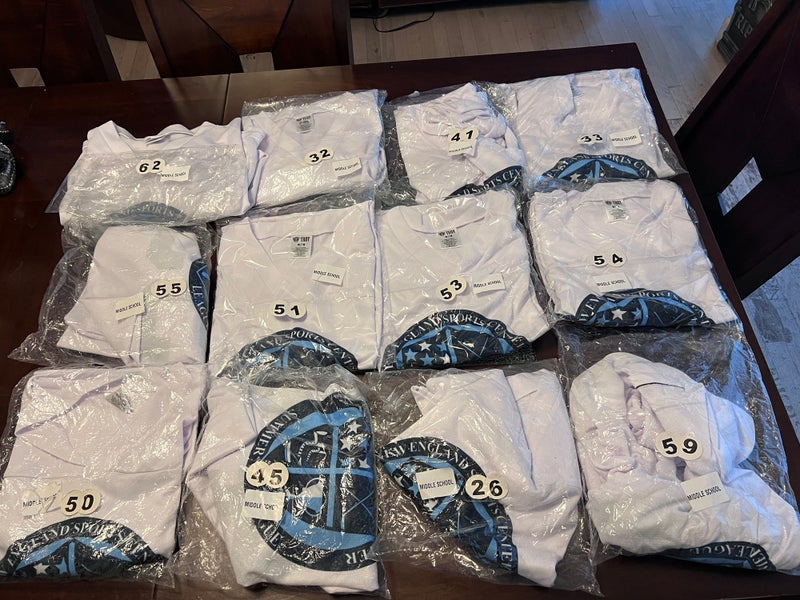 Lot of White Medium/Large Unisex Troy Lee Designs Jerseys (New)