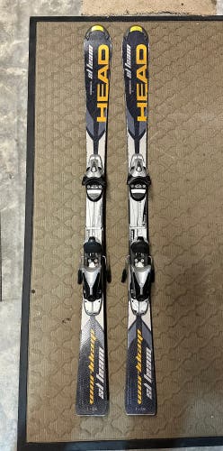 HEAD World Cup Rebels i.SL Team 136 cm Skis With Bindings (Used)