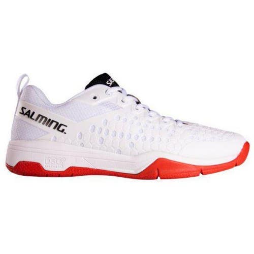 *NIB* WOMEN SALMING EAGLE INDOOR / SQUASH SHOES (WHITE / RED) #1230104-0705