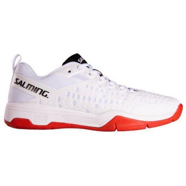 *NIB* WOMEN SALMING EAGLE INDOOR / SQUASH SHOES (WHITE / RED) #1230104-0705