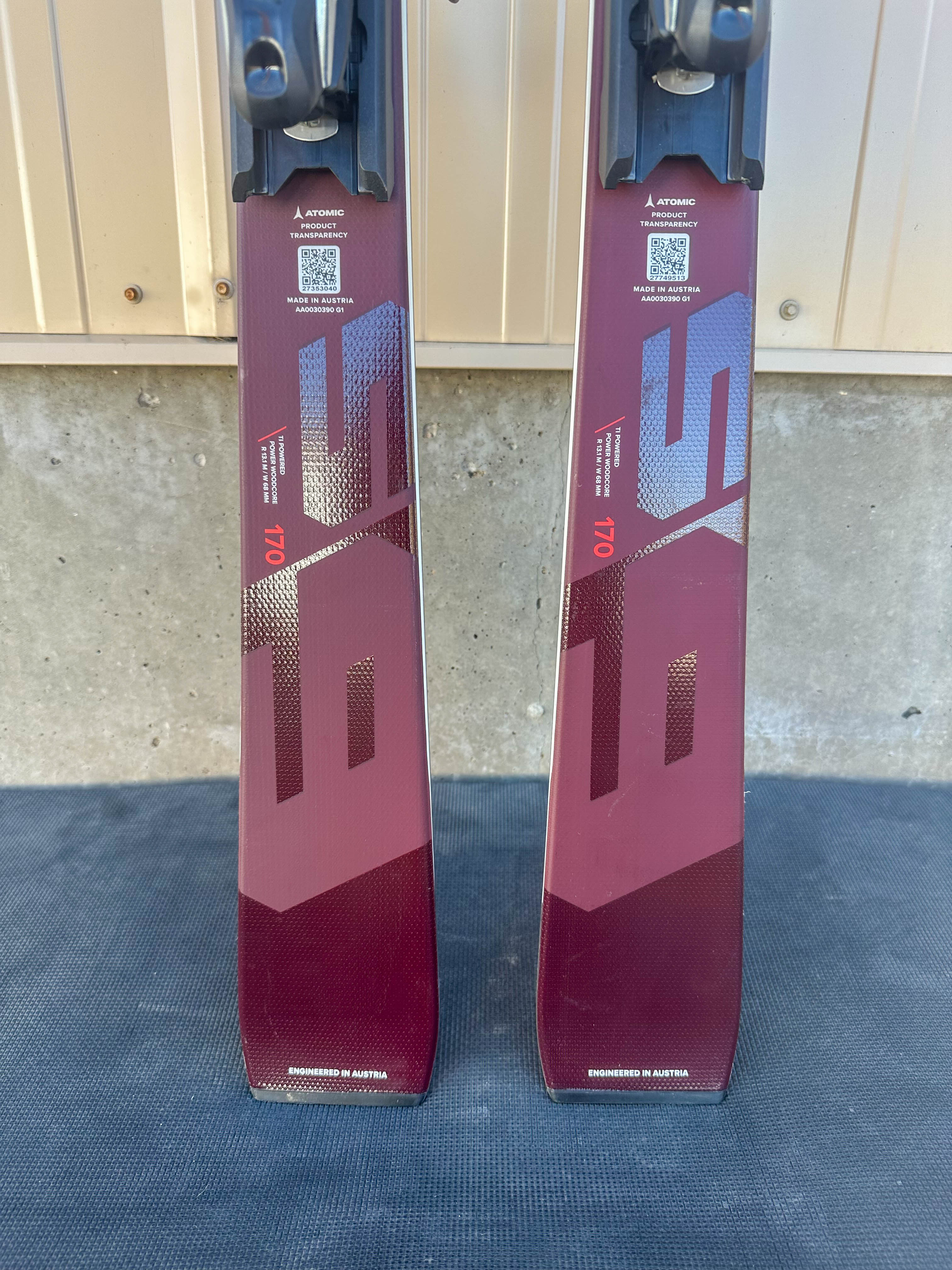 New! 2025 Atomic Redster S9 Revoshock w/Atomic X12GW(Din 4-12)Size
